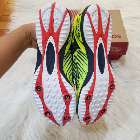 SAUCONY New!! Men Athletic Racing Shoes Size 8. - Picture 12 of 14